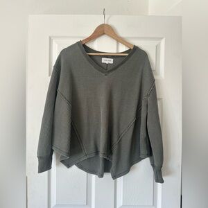 Dear John X Anthropologie Waffle Knit Sweater, Size XS